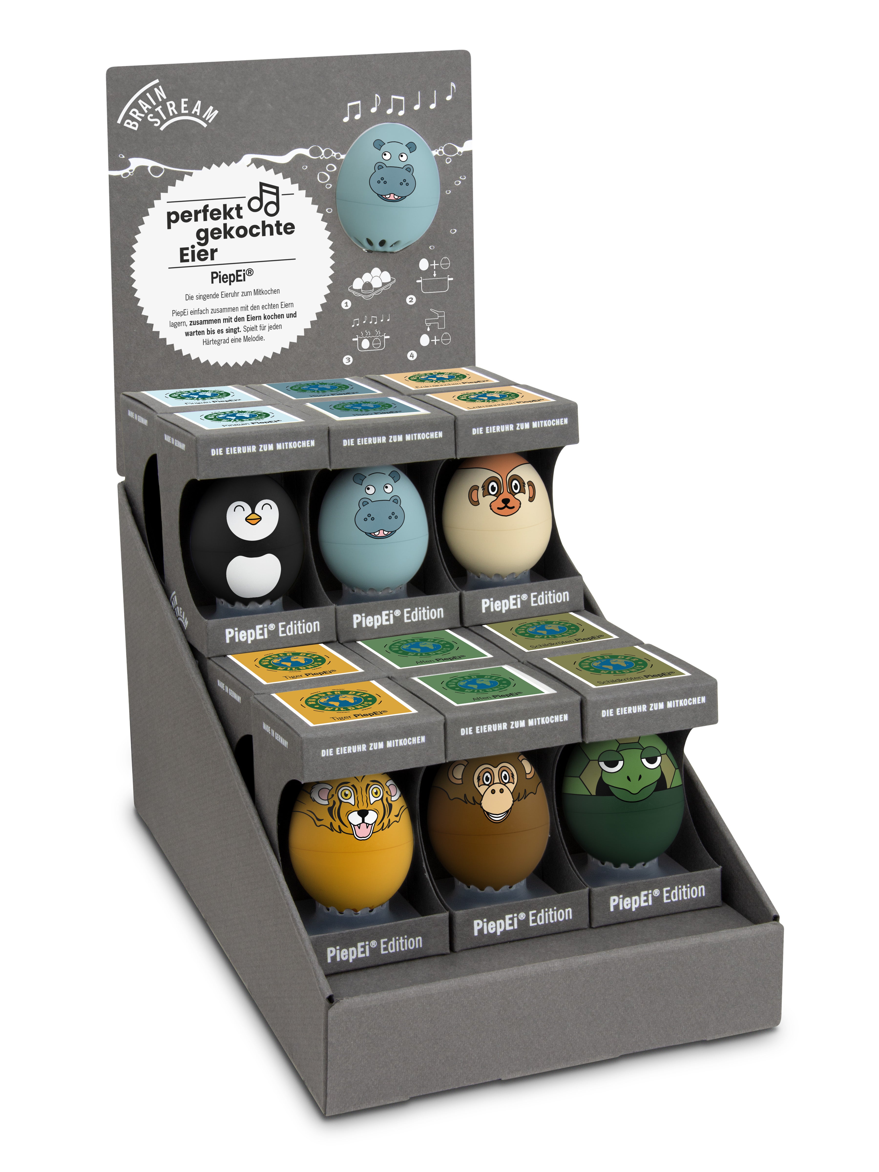 Piep-Ei Affe – perfekt gekochte Eier mit Dschungel-Sound