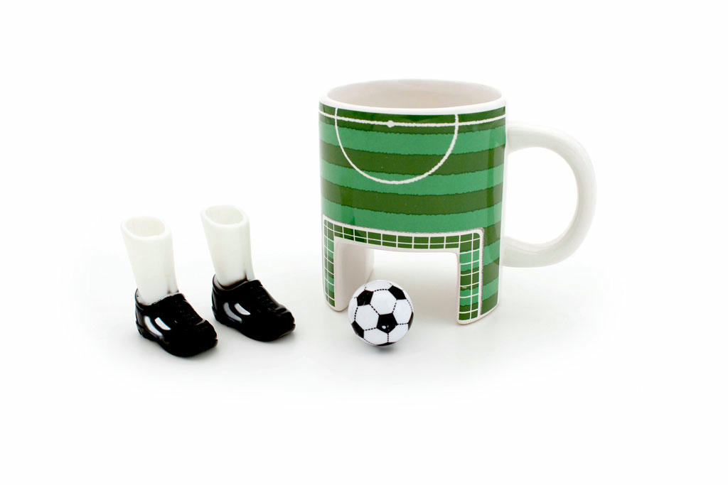 Fußballtasse zum Mitspielen