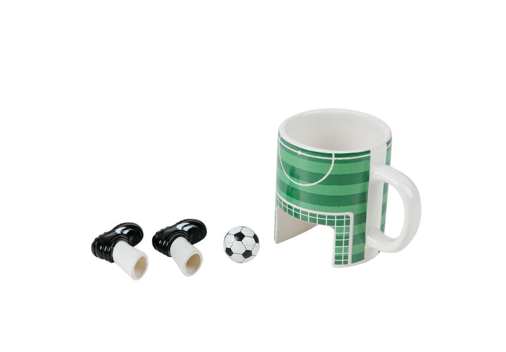 Fußballtasse zum Mitspielen