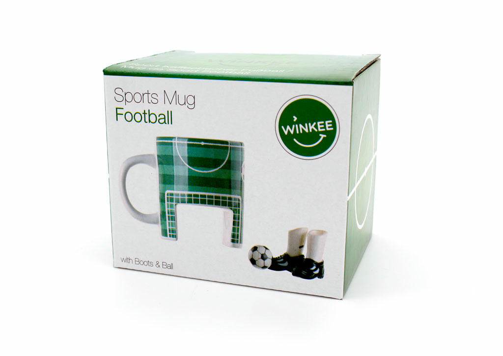 Fußballtasse zum Mitspielen