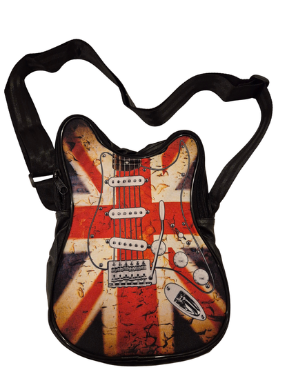 Gitarren-Umhängetasche UK – Rock-Tasche im Union-Jack-Design