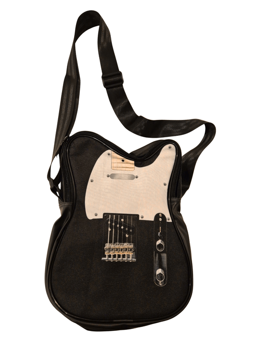 Gitarren-Umhängetasche Black – Rock-Tasche im E-Gitarren-Design