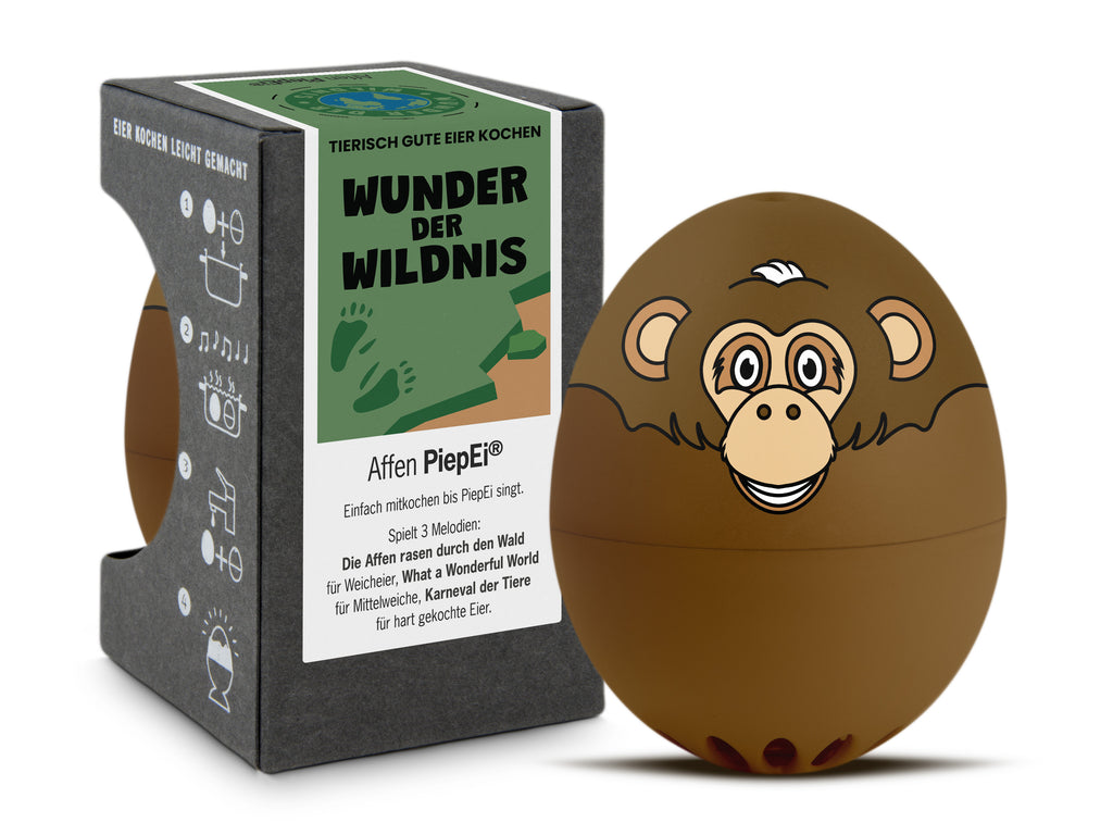 Piep-Ei Affe – perfekt gekochte Eier mit Dschungel-Sound