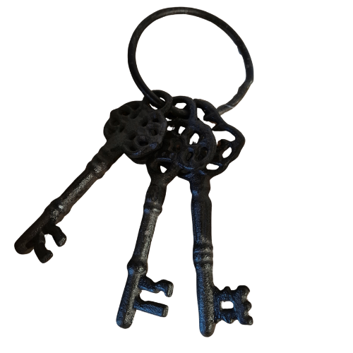 Gusseiserne Deko-Schlüssel – Vintage-Charme für dein Zuhause