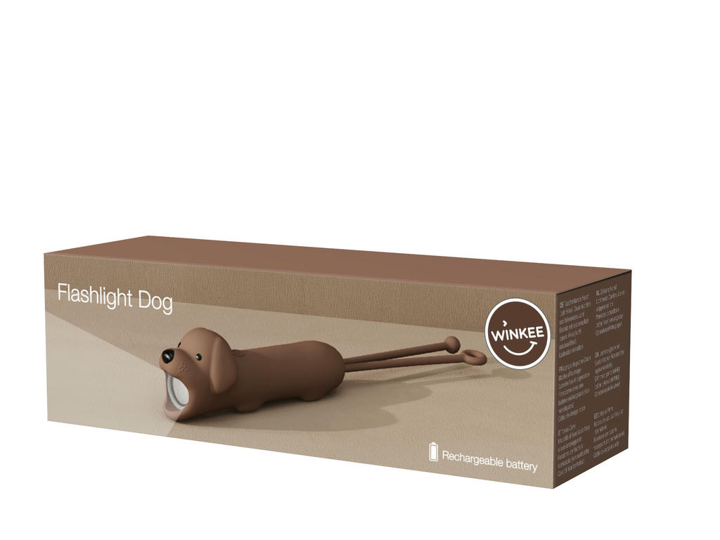 Hunde Taschenlampe mit Akku – wiederaufladbares LED-Gadget mit 2 Modi