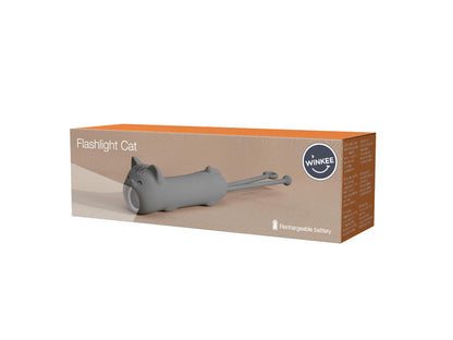 Katzen Taschenlampe mit Akku – wiederaufladbares LED-Gadget mit 2 Modi
